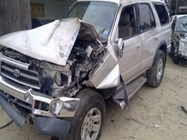 1998 TOYOTA 4RUNNER SILVER SR5 3.4L,AT,4WD.  Z24893